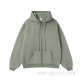 Heavy Thick Solid Color American Zipper Hoodie